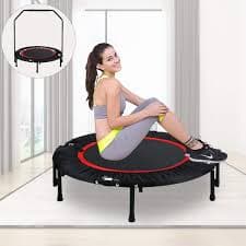 REDCAMP Mini Trampolines Rebounder for Adults, Foldable Fitness Trampoline with Adjustable Handle for Indoor/Garden/Workout - Walmart Business Supplies