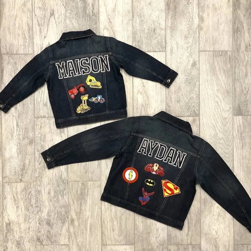 Personalized Boys Denim Jacket