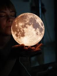 Buy Moon Lamp 150mm for LED Lamp 001 [HiRes] [noSupports] for $9.99 - 3D model on Thangs