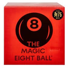 Amazon.com: Mattel Games Magic 8 Ball Novelty Game, 75th Anniversary Collectible Toy, Sparkling Fortune-Telling Gag Gift with Floating Answers for Family & Game Nights : Toys & Games