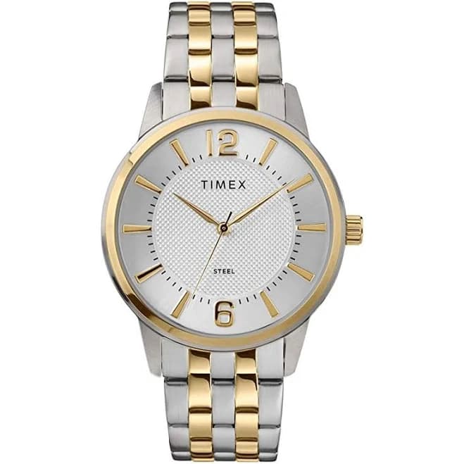 Timex Men's Dress Analog Stainless Steel Watch