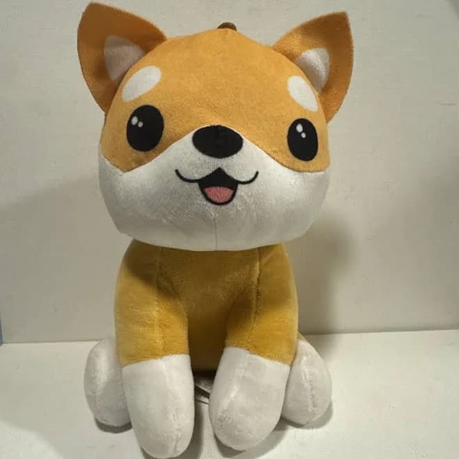 Kawaii Kuties Orange White Puppy Dog Plush 8” Stuffed Animal Hb