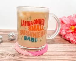 Muy Busy Glass Tumbler. Muy Busy Glass Cup. 16 Oz Glass Tumbler, Latina Women Coffee Cup, Latina Owned, Handmade, New Year Inspo Cup, - Etsy