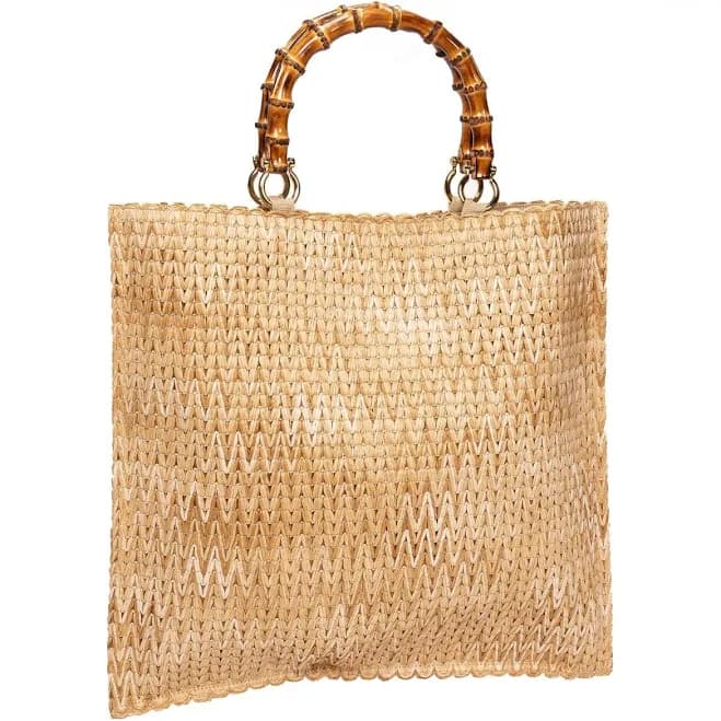 Piccarda Raffia Tote