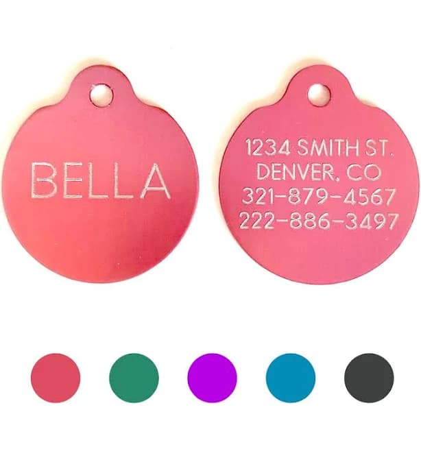 Classic Two-Sided Circle Tag