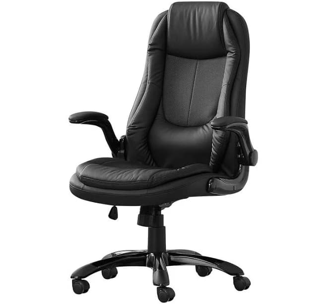 Everly Quinn Adjustable Height Swivel Ergonomic Armrests Office Chair