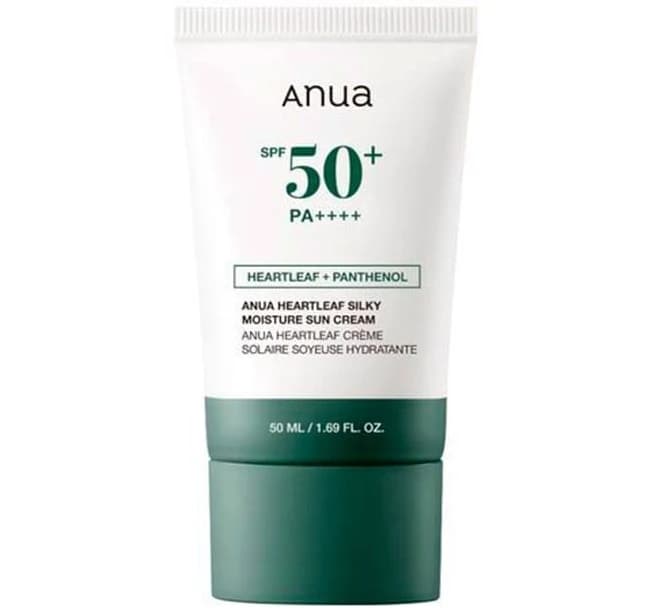 Anua Heartleaf Silky Moisture Sun Cream