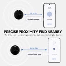 Snapklik.com : MiLi MiTag Bluetooth Tracker For Android, Smart Air Tracking Tag/Key Finder/Luggage Tracker/Item Locator For Google Find My Device