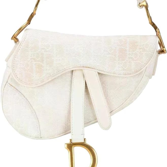 Christian Dior 2020 Mini Oblique Saddle Shoulder Bag