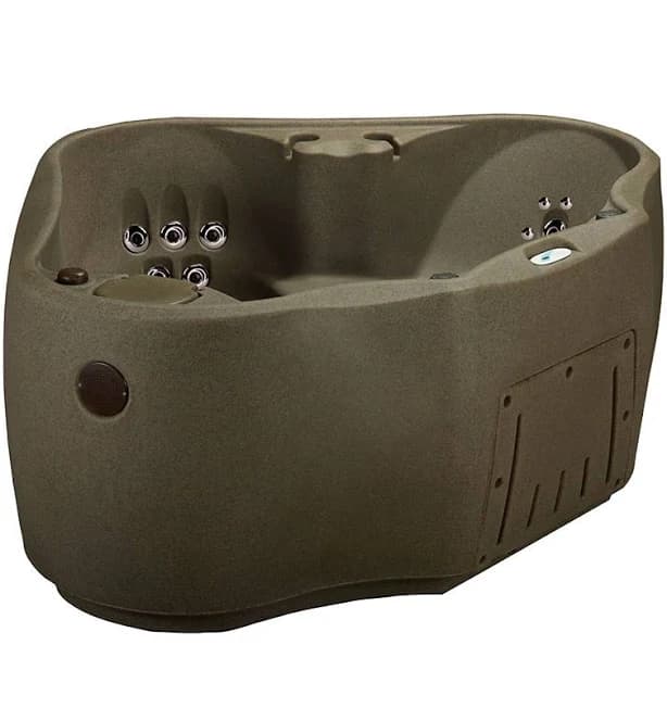 AquaRest Spas Select 300 2-Person Stainless 20-Jets Plug and Play Hot Tub with LED Waterfall