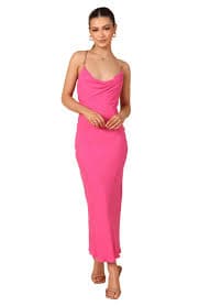 Petal & Pup Khaleesi Open Back Cotton Blend Slip Midi Dress | Nordstrom