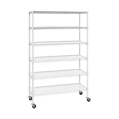 Seville Classics UltraDurable 6-Tier NSF Steel Wire Shelving