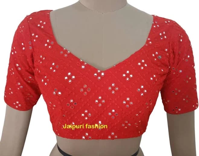 Made to Order Mirror Work Blouse