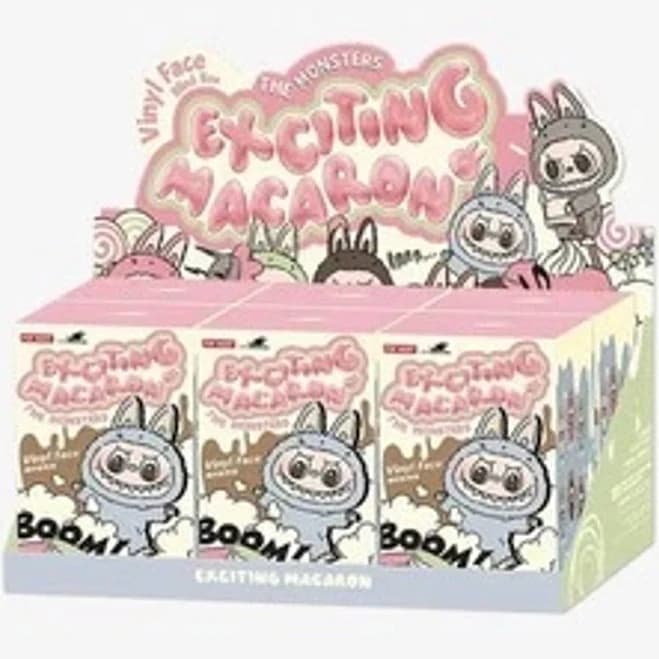POP MART POPMART Labubu THE MONSTERS Exciting Macaron Sealed Full Set 100 % Authentic - New Toys & Collectibles | Size: s