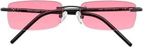 Mast Rectangle Rimless Tinted Sunglasses