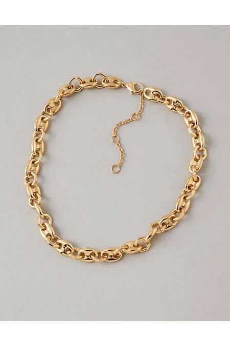 American Eagle Men's Chunky Gold Chain Necklace