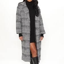 Fashion Nova | Jackets & Coats | New Plaid Houndstooth Trench Coat | Poshmark
