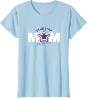 Blue Star Mom – Proud Military Family Support T-Shirt