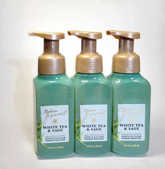 Bath & Body Works White Tea & Sage Gentle Foaming Hand Soap