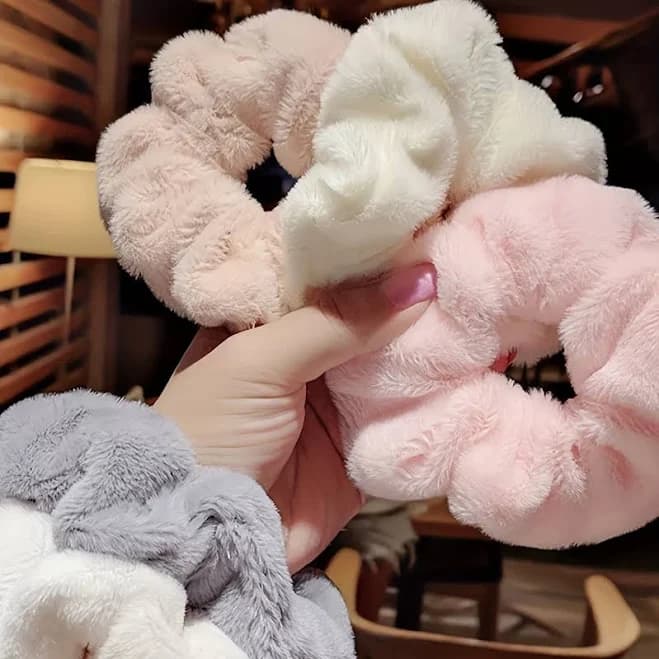 13pcs Fuzzy Velvet Scrunchies