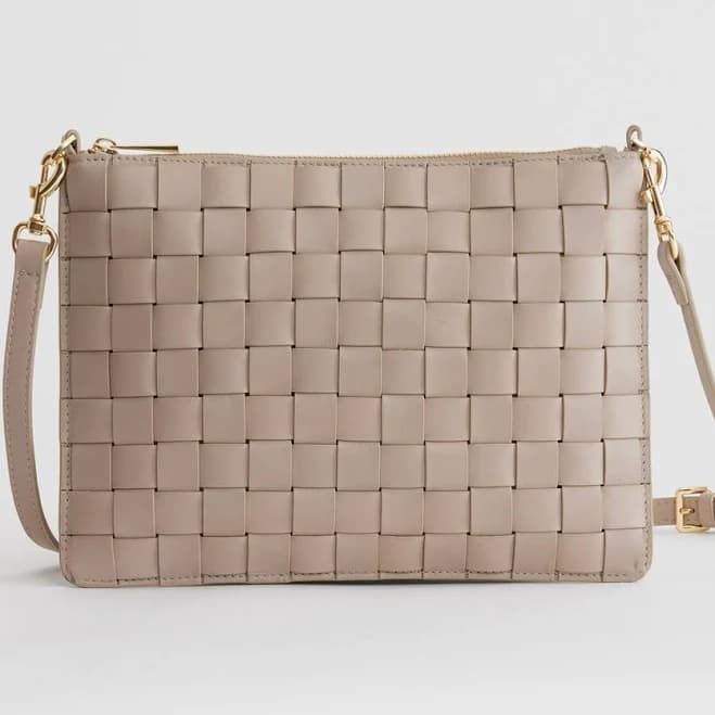 Quince Handwoven Italian Leather Crossbody