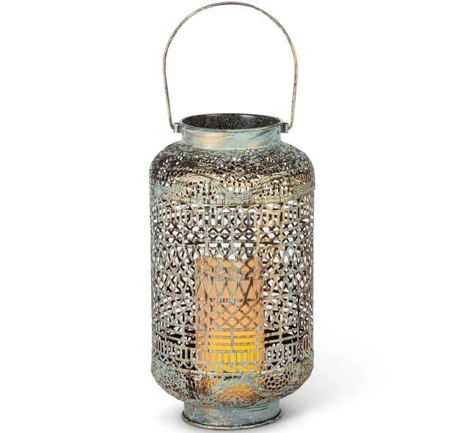 Everlasting Glow Scroll Pattern Lanterns