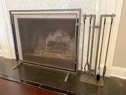 Amazon.com: Pilgrim Home and Hearth 18088 Sinclair Fireplace Tool Set, Natural Iron : Home & Kitchen