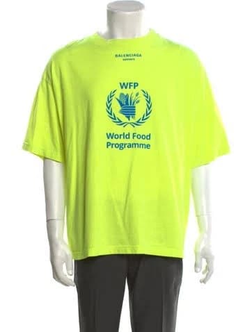 Balenciaga T-Shirts 2018 WFP 'World Food Programme' T-Shirt L