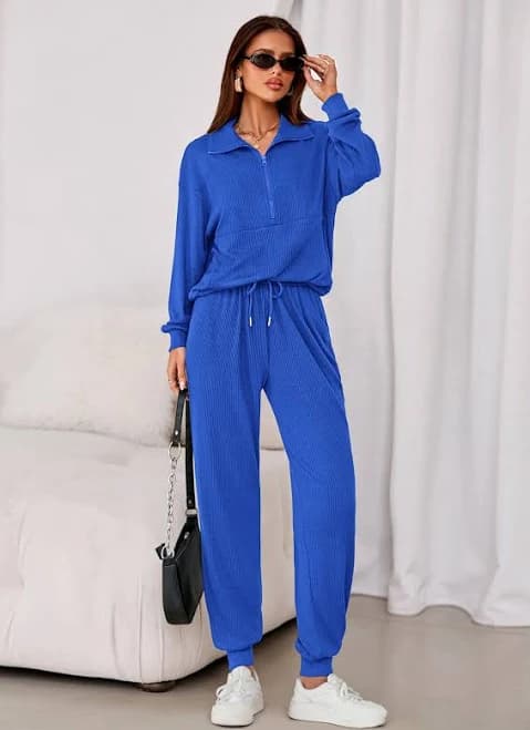 Prettygarden Women's 2 Piece Jogger Lounge Sets