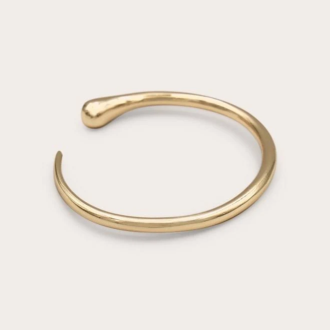 Women's Curve Gold Bangle