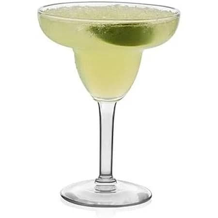 Margarita Party Glasses Set of 12, Durable Large Margarita Glass, 9 Oz Dishwasher Safe Stemmed Drinking Glasses Gift for Weddings, Parties and More,