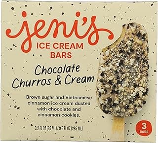 Splendid Ice Creams Chocolate Churros & Cream Ice Cream Bar, 9 FZ