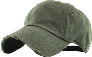 Vintage Washed Distressed Cotton Dad Hat Baseball Cap Adjustable Polo Trucker Unisex Style Headwear