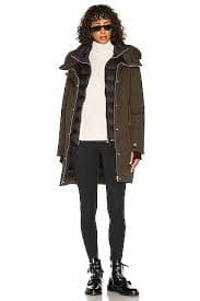 Soia & Kyo Belina Es Parka Jacket in Army | REVOLVE