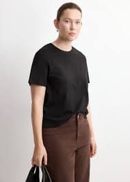 Short-sleeved cotton t-shirt - Women | MANGO Chad