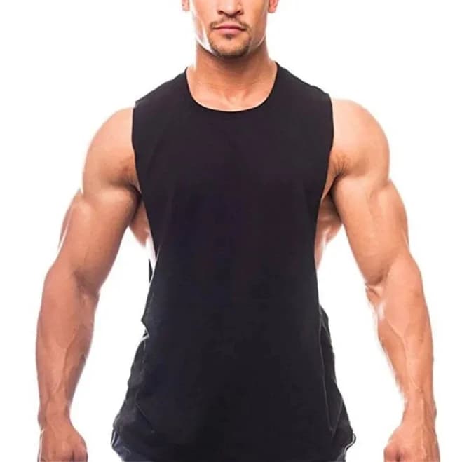 Custom Logo Men's Sleeveless Bodybuilding Tank Top