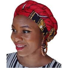 Amazon.com: Dupsie's Black Cotton Modu Hat Pre-tied Head Wrap : Clothing, Shoes & Jewelry
