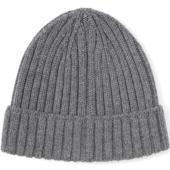 MUJI Wool Ribbed Beanie