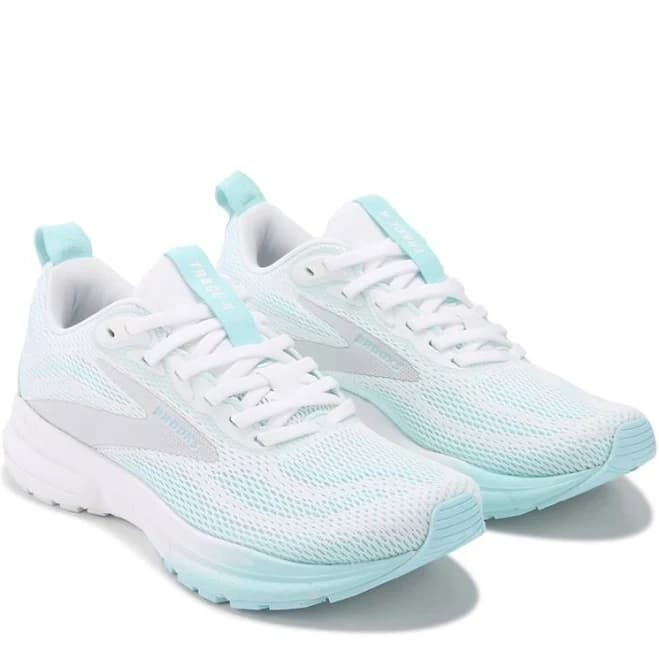 Brooks Women's Trace 4 Running Shoes (White/Blue) - Size 6.5 B
