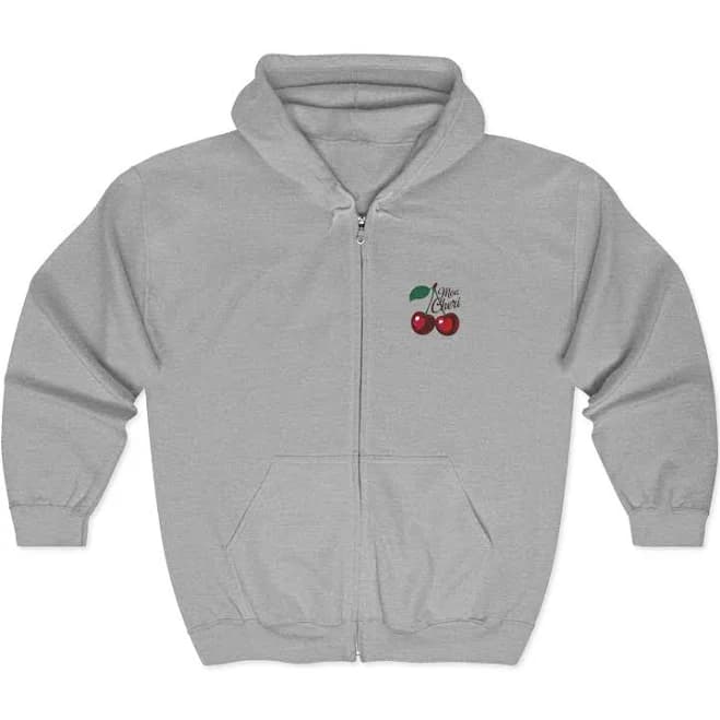Cherry Zip Hoodie