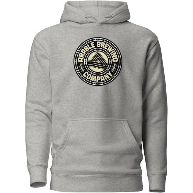 Cheap Graphic Hoodies | Round Logo Hoodie | Bout It Merch Carbon Grey / S