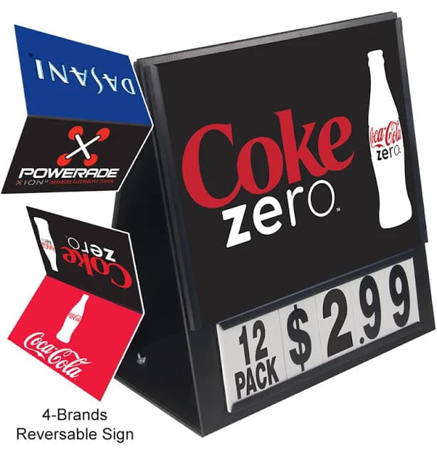 Coca Cola Brand Master Outdoor Sign - Double Sided