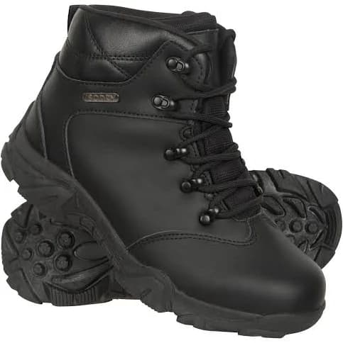 Mountain Warehouse Boys' Canyon Kids Waterproof Leather Walking Boots