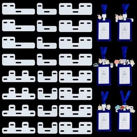24pcs Acrylic ID Badge Holder