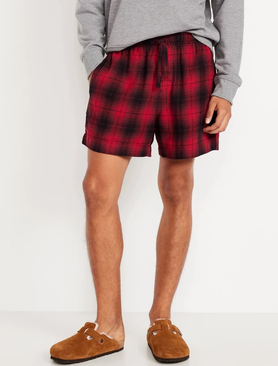 Old Navy Men's Plaid Flannel Boxer Shorts