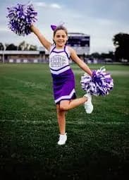 Cheer Uniform Set- Purple - Ladies Medium