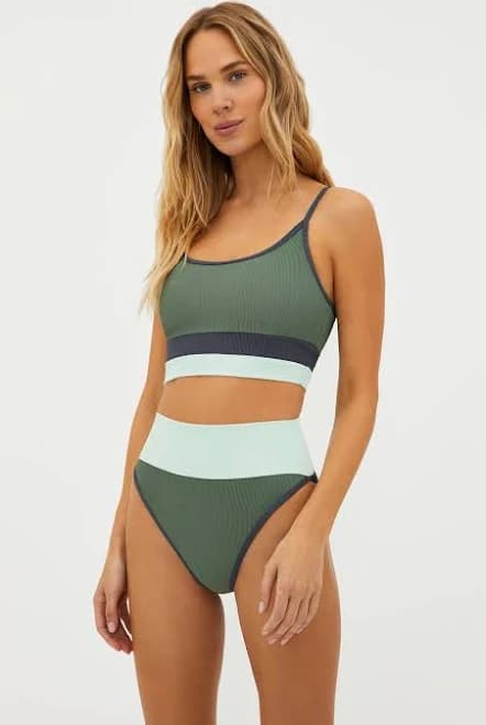 Beach Riot Women's Eva Rib Bikini Top