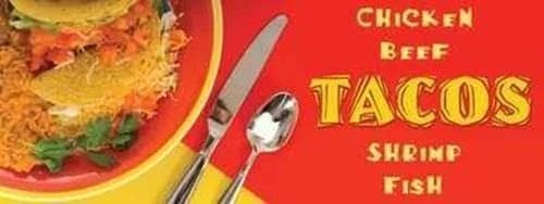 Tacos Vinyl Banner with Grommets