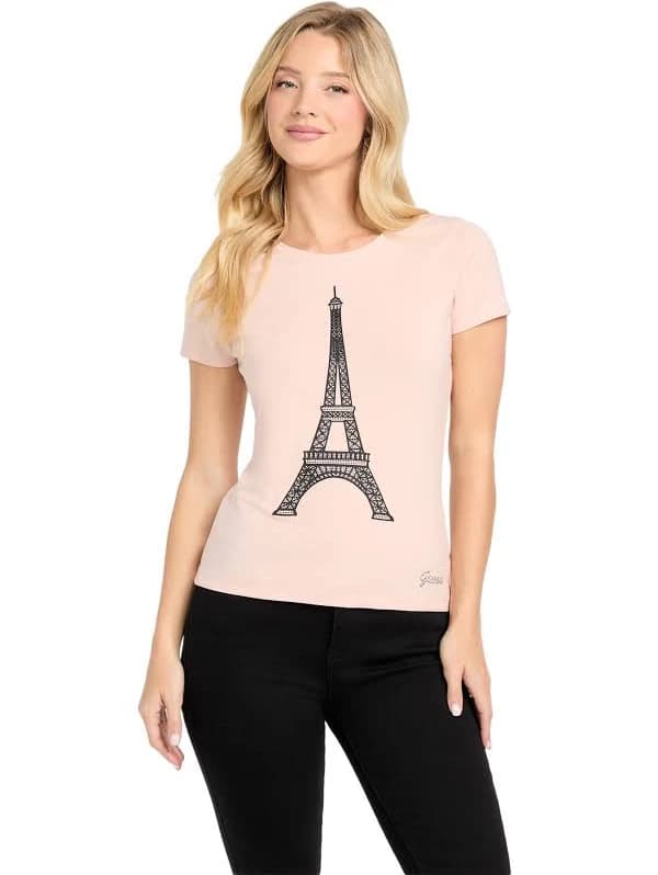 Guess Factory Women's Eco Tower Graphic Tee