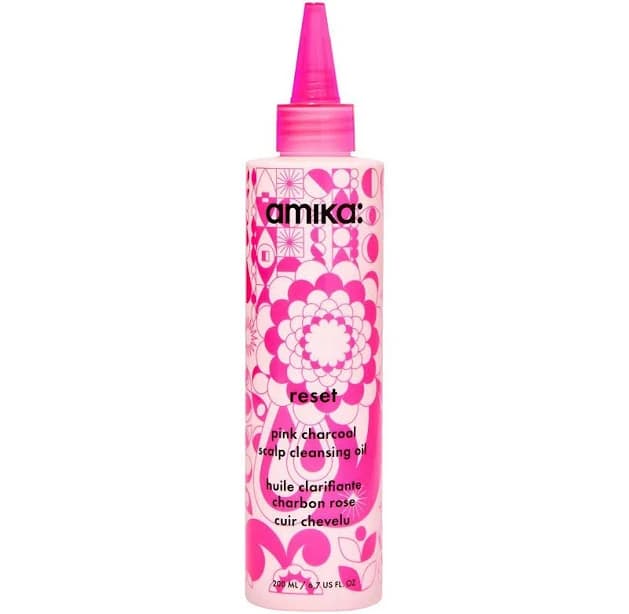 Amika Reset Pink Charcoal Scalp Cleansing Oil